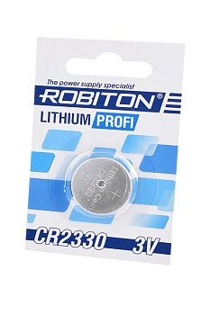 Батарейка (элемент питания) Robiton Profi R-CR2330-BL1 CR2330 BL1, 1 штука