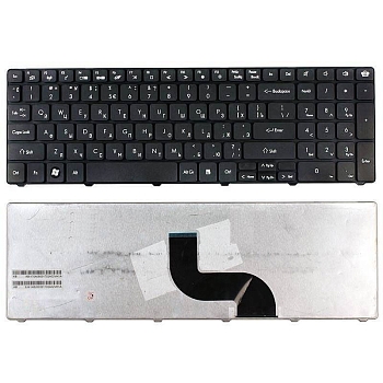 Клавиатура для ноутбука Packard Bell LM81, LM85, TK81, TK85, TM81, TM85, Gateway NV50, черная