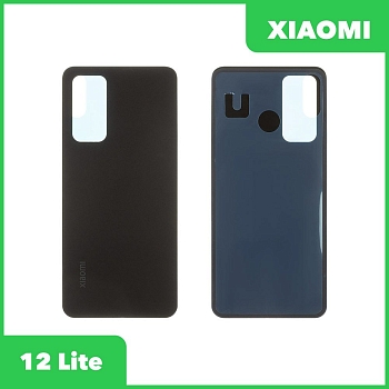 Задняя крышка для Xiaomi 12 Lite (черный)
