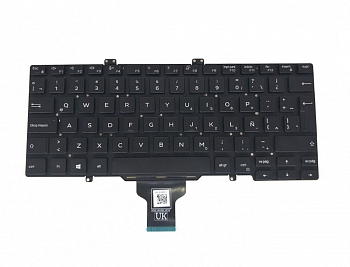 Клавиатура для ноутбука Dell Latitude 3400, 5400, 7400, черная