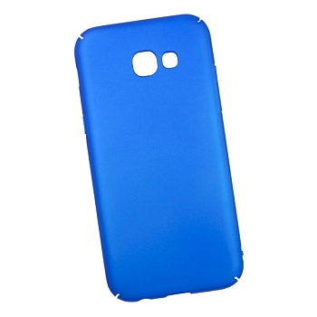 Защитная крышка для Samsung Galaxy A5 2017 (A520F) "LP" ультратонкая Soft Touch, синяя (европакет)