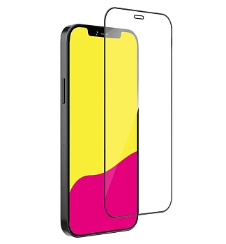 Защитное стекло для iPhone 12 PRO MAX (6.7 дюйма) 5D, 6D, 10D (черный)
