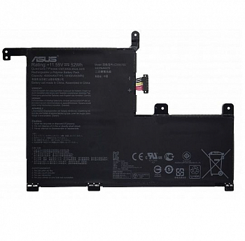 Аккумулятор (батарея) C31N1703 для ноутбука Asus ZenBook UX561UA, UX561UN, Q505UA, Q525UA, 4550мАч, 11.55В, черный, (оригинал)