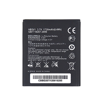 Аккумулятор (батарея) HB5V1 для телефона Huawei G350, Y300, Y500, Y511, W1 (4 контакта)