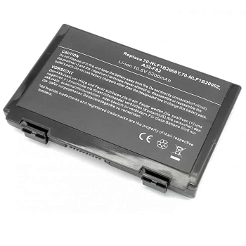 Аккумулятор (батарея) для ноутбука Asus K40, K50, K70, F82, X5, (A32-F82), 5200мАч, 11.1B