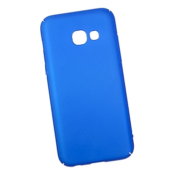 Защитная крышка для Samsung Galaxy A3 2017 (A320F) "LP" ультратонкая Soft Touch, синяя