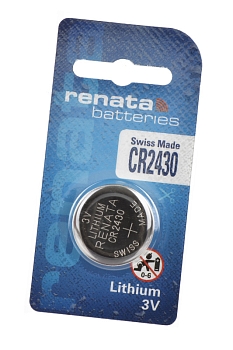Батарейка (элемент питания) Renata CR2430 BL1, 1 штука