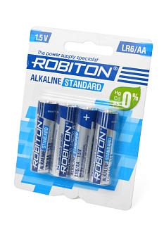 Батарейка (элемент питания) Robiton Standard LR6 BL4 (ящ. 576 шт)