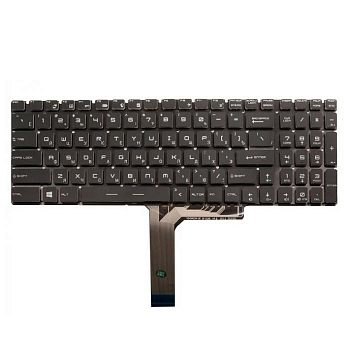Клавиатура для ноутбука MSI GT72, GS60, GS70, WS60, GE62, GE72, цвет, черная, с подсветкой