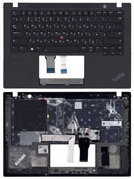 Клавиатура для ноутбука Lenovo ThinkPad T14s gen 2 топкейс