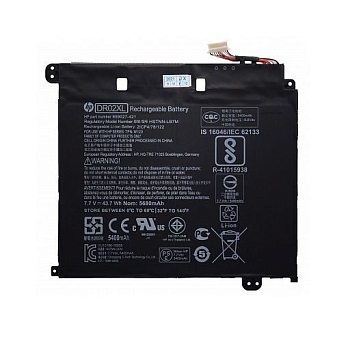Аккумулятор (батарея) для ноутбука HP ChromeBook 11 G5, ChromeBook 11-v (DR02XL, HSTNN-LB7M), 43.7Wh, 5680мАч, 7.7В, (оригинал)