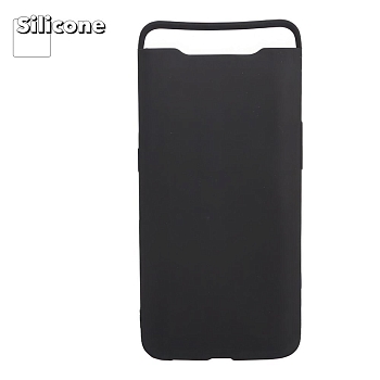 Чехол силиконовый "LP" для Samsung Galaxy A90 2019 (A905F) TPU, черный, непрозрачный (европакет)