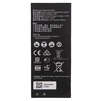 Аккумулятор (батарея) для телефона Huawei Honor 5A, Y5 HB4342A1RBC