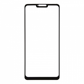 Защитное стекло с рамкой "LP" для LG G7 Tempered Glass 0.33 мм 9H, черное