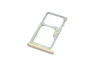 Держатель (лоток) SIM-карты для Meizu U10, золотой