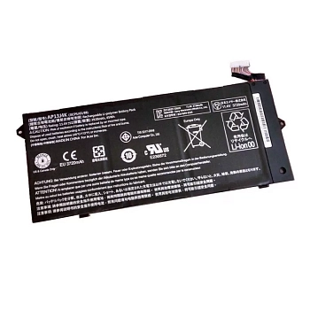 Аккумулятор (батарея) AP13J3K, AP13J4K для ноутбука Acer ChromeBook 11 C720, C720P, C740 11.25В, 3990мАч, короткий кабель, (оригинал)
