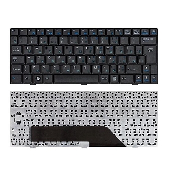 Клавиатура для ноутбука MSI Wind U90, U100, U110, U120, черная