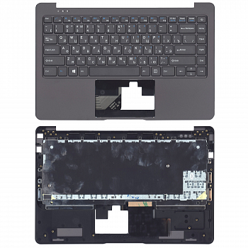 Клавиатура для ноутбука Haier S428 топкейс серый