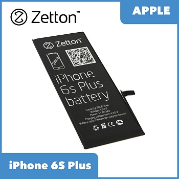 Аккумулятор Zetton для телефона iPhone 6S Plus 3000 mAh, Li-Pol аналог 616-00042