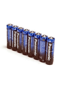 Батарейка (элемент питания) Panasonic R6BER/8P R6 BER SR8, 1 штука