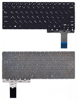 Клавиатура для ноутбука Asus ZenBook UX330CA, черная с подсветкой