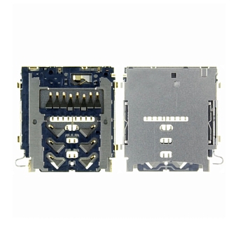 Разъем SIM карты и карты памяти для телефона Samsung A300F, A500F, A700FD