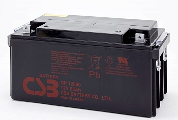 Аккумуляторная батарея CSB GP 12650, 12В, 65Ач