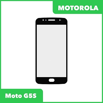 Стекло для переклейки дисплея Motorola Moto G5S, черный