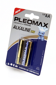 Батарейка (элемент питания) PleoMax LR6 BL2, 1 штука