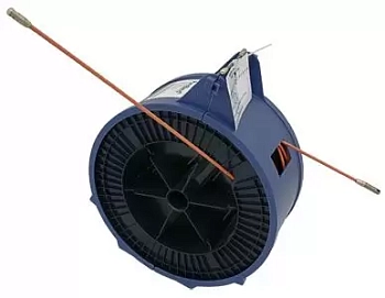 Устройство для протяжки кабеля мини УЗК в пластмассовой коробке, 10м Cabeus Pull-C-10m
