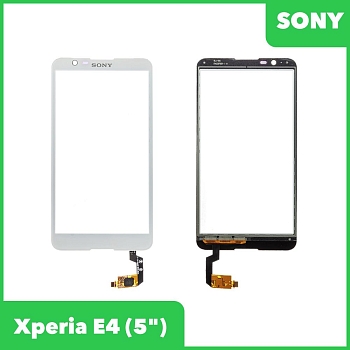 Сенсорное стекло (тачскрин) для Sony Xperia E4 (E2104, E2105), белый
