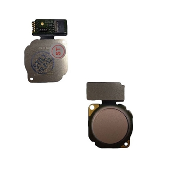 Шлейф Huawei P Smart, P20 Lite (FIG-LX1, ANE-LX1) с сканером отпечатка (золото)