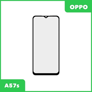 Стекло + OCA для переклейки Oppo A57s (белый)