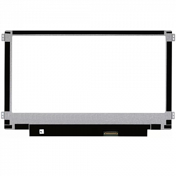 Матрица (экран) для ноутбука N116BGE-E32, NT116WHM-N11, N116BGE-EA2, 11.6", 1366x768, LED, 30 pin, Slim, уши по бокам, матовая