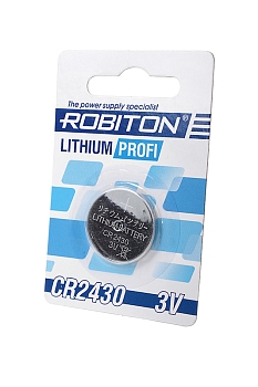 Батарейка (элемент питания) Robiton Profi R-CR2430-BL1 CR2430 BL1, 1 штука