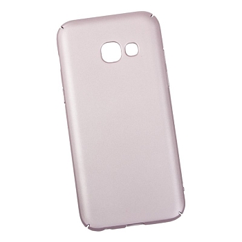 Защитная крышка для Samsung Galaxy A3 2017 (A320F) "LP" ультратонкая Soft Touch, розовое золото