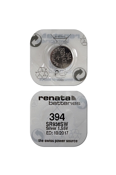 Батарейка (элемент питания) Renata SR936SW 394, 1 штука