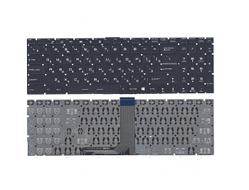Клавиатура для ноутбука MSI GS60, GS70, GP62, GL72, GE72, GT72, черная, без рамки