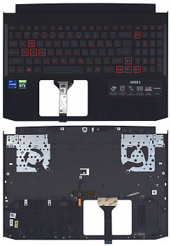Клавиатура для ноутбука Acer Nitro 5 AN515-57 топкейс черный