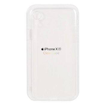Чехол Clear Case для Apple iPhone XR, прозрачный, силикон