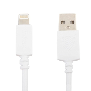 USB кабель inkax CK-08 Kingkong для Apple 8-pin 2000 мм круглый, белый