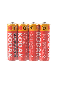 Батарейка (элемент питания) Kodak Extra Heavy Duty R6 SR4, 1 штука