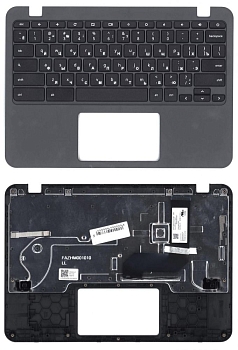 Клавиатура для ноутбука Acer ChromeBook C731, черная топ-панель