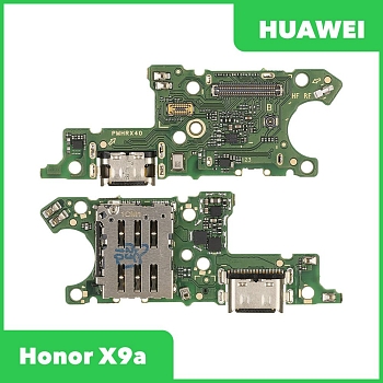 Разъем зарядки для телефона Huawei Honor X9a (RMO-NX1), микрофон
