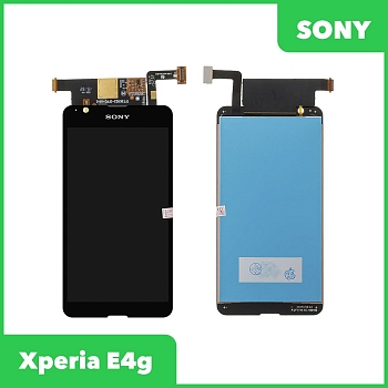 LCD дисплей для Sony Xperia E4g с тачскрином (черный)