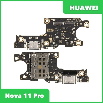 Разъем зарядки для телефона Huawei Nova 11 Pro (GOA-LX9), микрофон