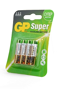 Батарейка (элемент питания) GP Super GP24A-2CR4 LR03 BL4, 1 штука
