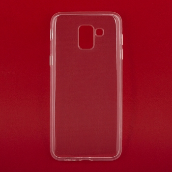Чехол силиконовый "LP" для Samsung Galaxy J6 2018 (J600F) TPU, прозрачный (европакет)