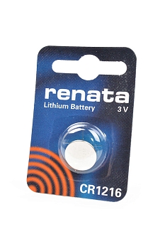 Батарейка (элемент питания) Renata CR1216 BL1, 1 штука