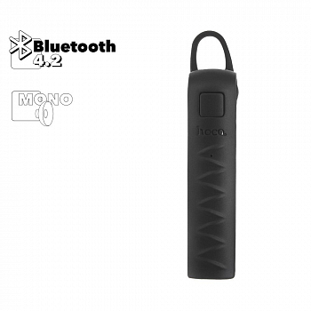 Bluetooth гарнитура Hoco E33 Whistle Bluetooth Headset моно, черная